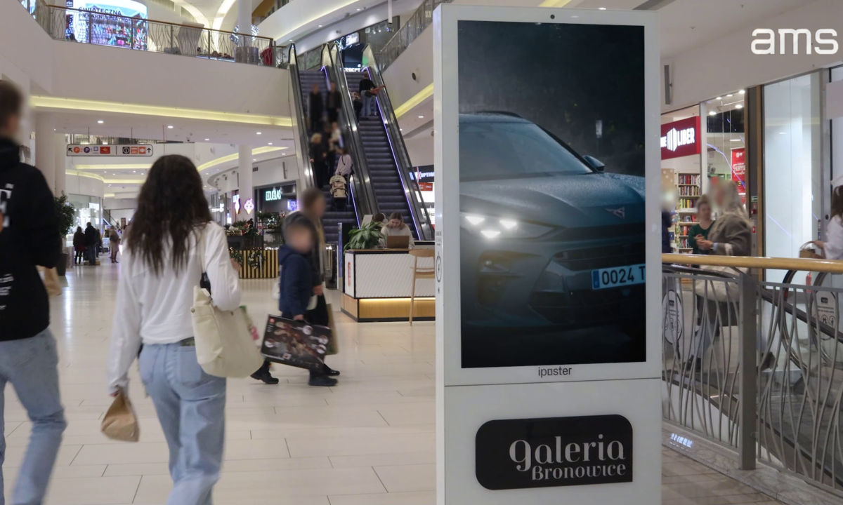 Pierwsza kampania programatyczna marki CUPRA Terramar na Digital OOH od AMS